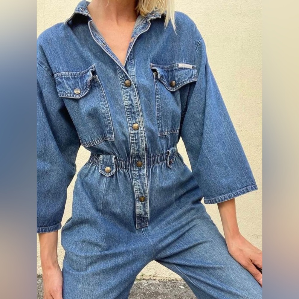 Gorgeous vintage denim jumpsuit